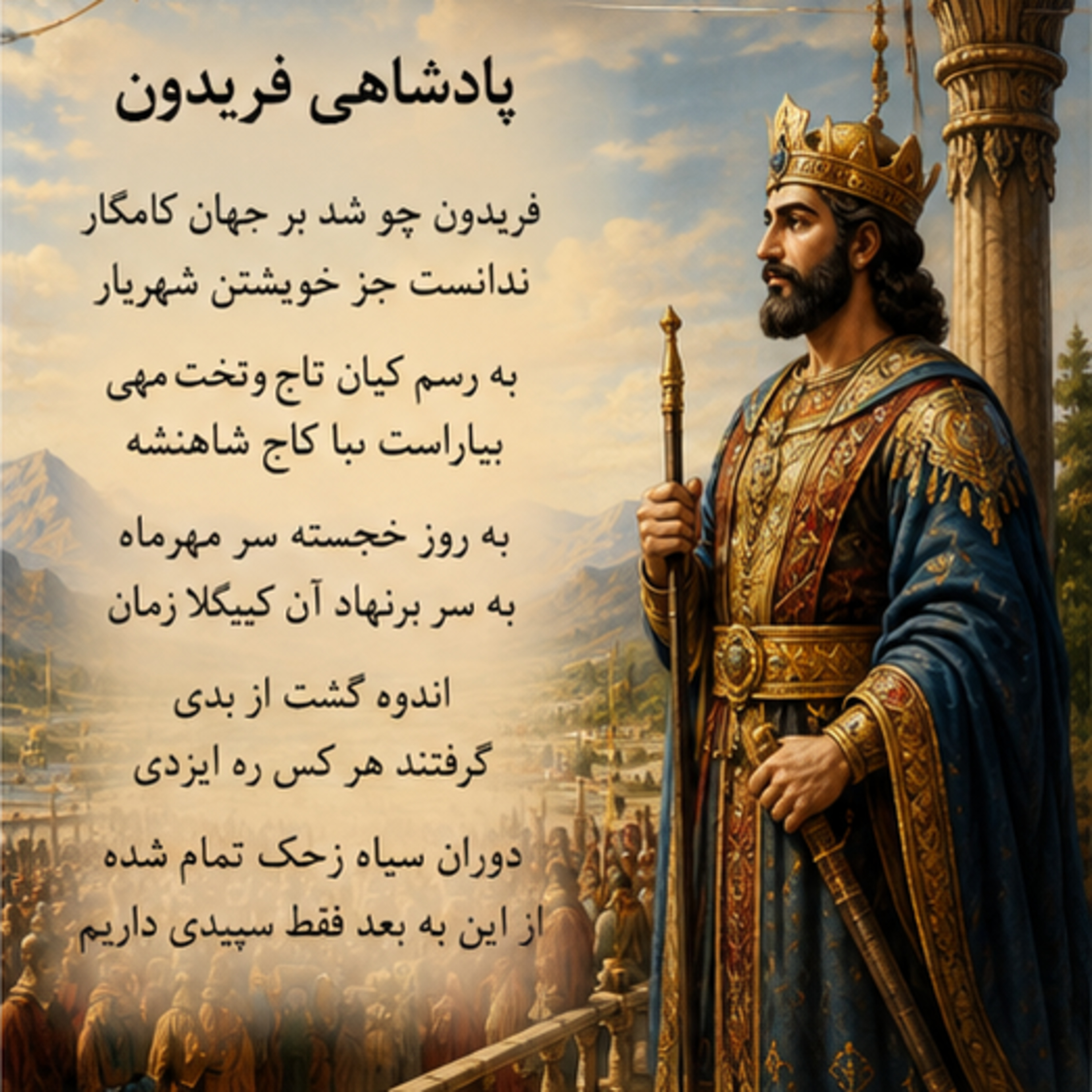 ۹-«ای ایران» را اشتباه می‌خوانیم؟ | از حافظ تا فریدون در شاهنامه