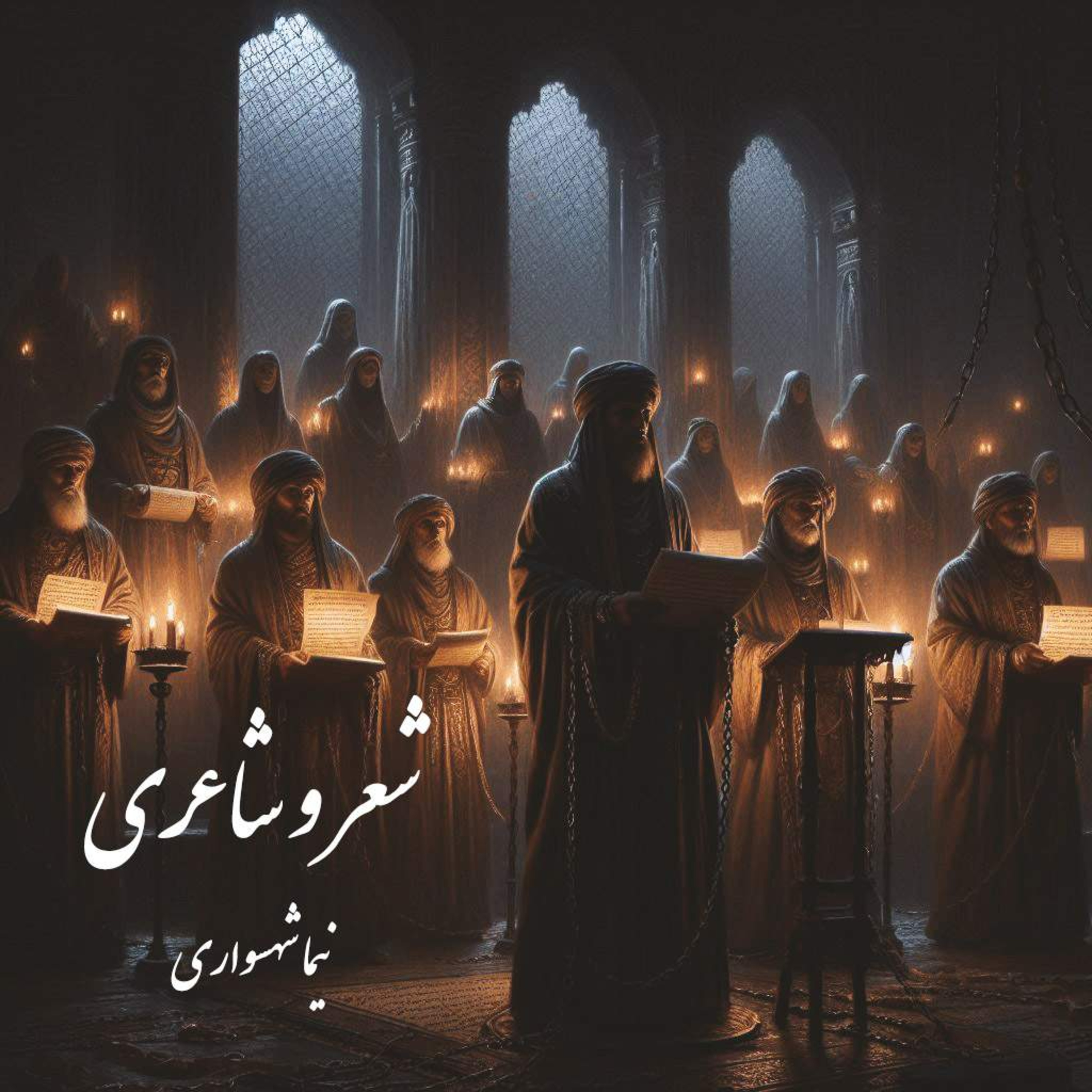 کتاب شعر صوتی قیام - شعر شعر و شاعری - اثر نیما شهسواری