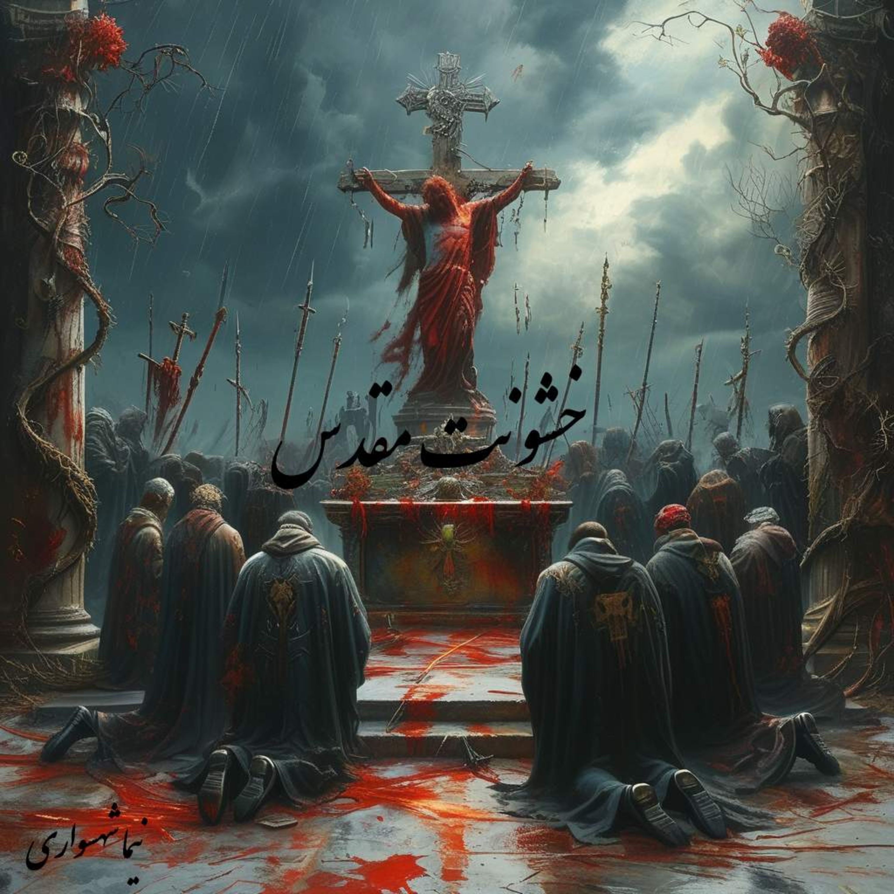 کتاب جان‌گرا؛ شعر خشونت مقدس: واکاویِ تضادِ بنیادینِ میانِ آیینِ مزار و رزمِ آزادی