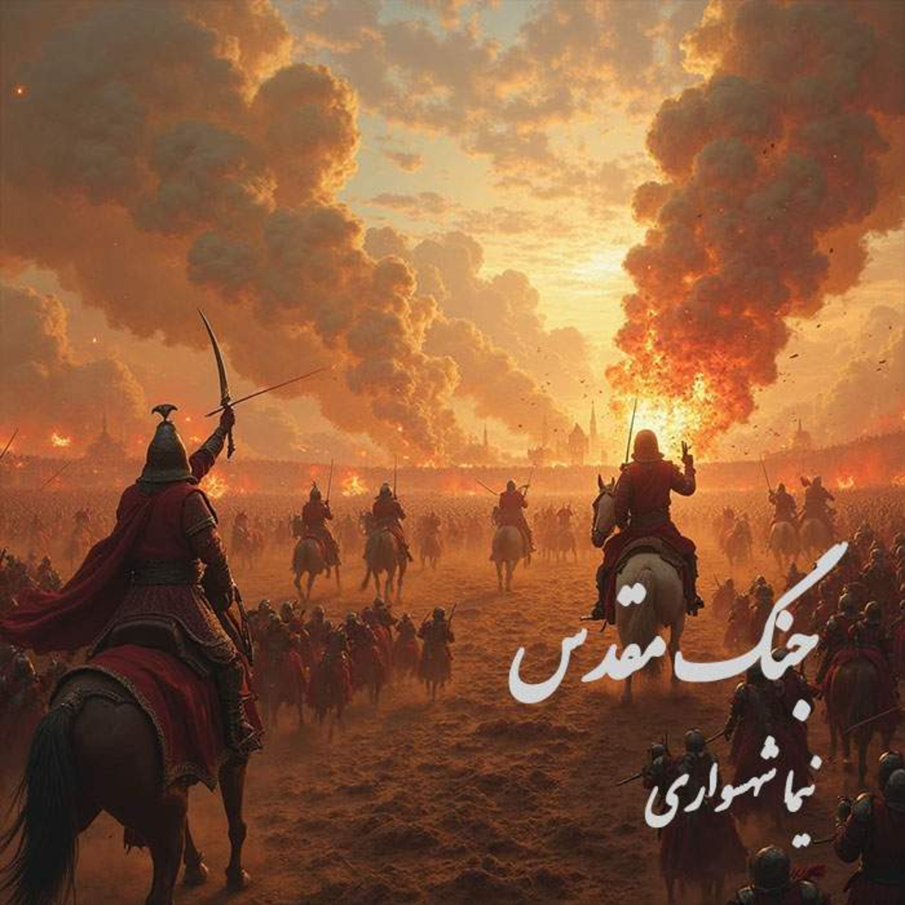 کتاب رزم‌نامه | شعر "جنگ مقدس": سلاخی جان‌ها در پایِ اورشلیم و کربلا؛ نقدِ جنایت به نامِ دین
